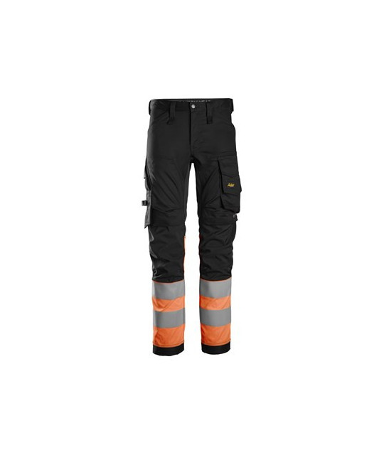 Warning trousers with stretch, class 1