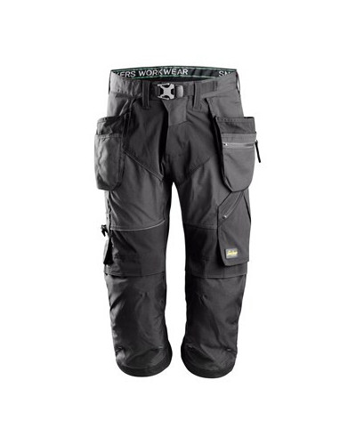 Work trousers+ in three-quarter length with holster pockets