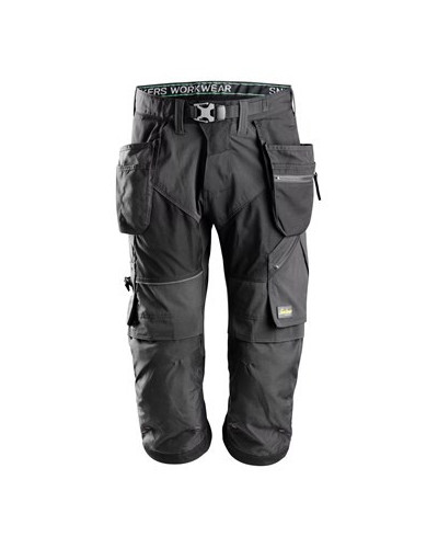 Work trousers+ in three-quarter length with holster pockets