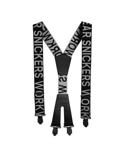 Suspenders with logo