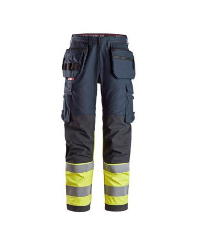 High-visibility trousers with holster pockets, 1 o'clock
