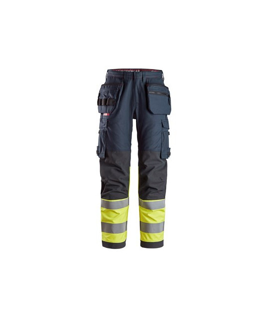 High-visibility trousers with holster pockets, 1 o'clock