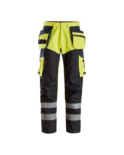 High-visibility trousers with holster pockets, 1 o'clock