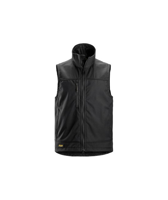 Softshell vest with stretch