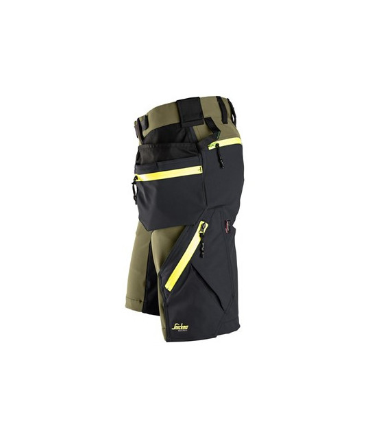 Stretch shorts with removable holster pockets