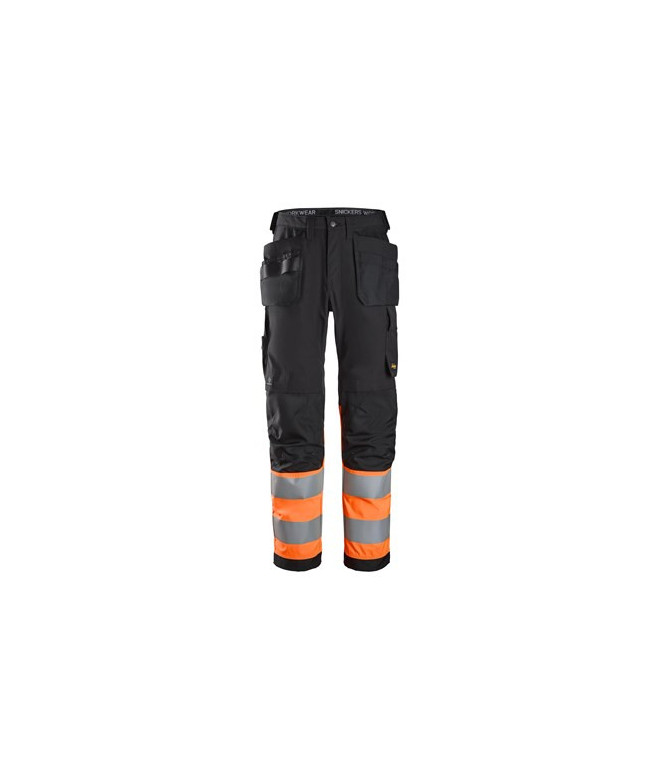 Snickers Workwear Varselbyxor med hölsterfickor, klass 1