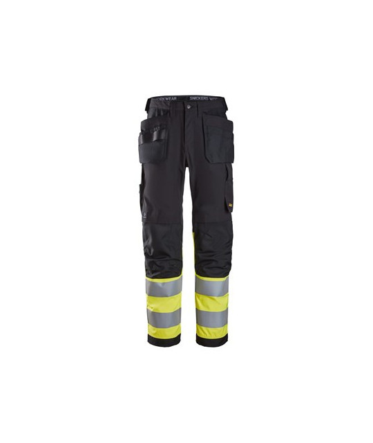 Snickers Workwear Varselbyxor med hölsterfickor, klass 1