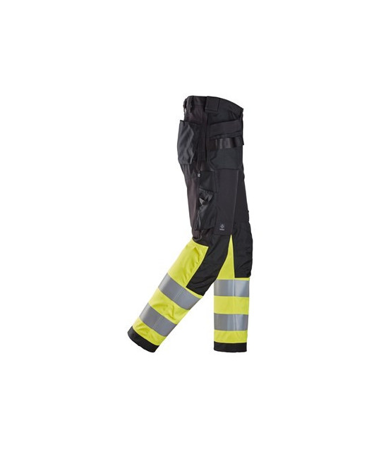 Snickers Workwear Varselbyxor med hölsterfickor, klass 1