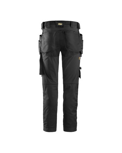 Stretch pants with holster pockets