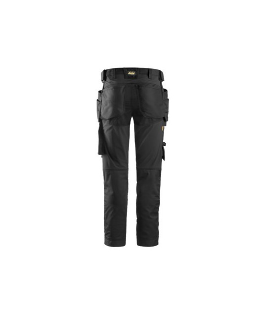 Stretch pants with holster pockets