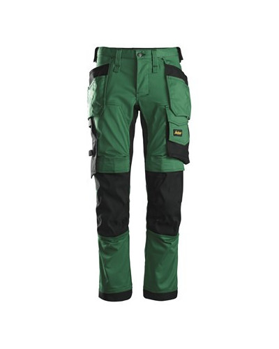 Stretch pants with holster pockets
