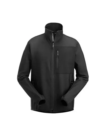 Jacket with full-length zipper