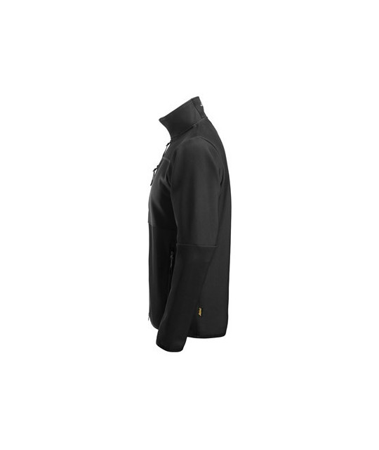 Jacket with full-length zipper