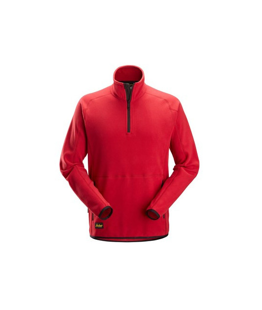 Snickers Workwear Polartec® Shed Less fleecejacka med halvlång drag...