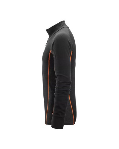 Snickers Workwear Stay Warm underställströja ½ zip i merinoull