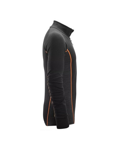 Snickers Workwear Stay Warm underställströja ½ zip i merinoull