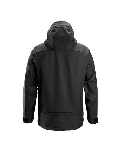 Softshell jacket with stretch and hood