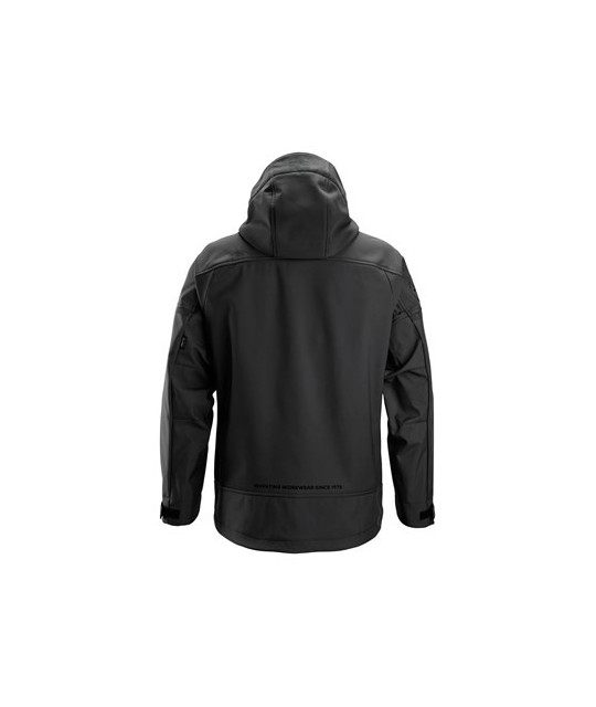 Softshell jacket with stretch and hood