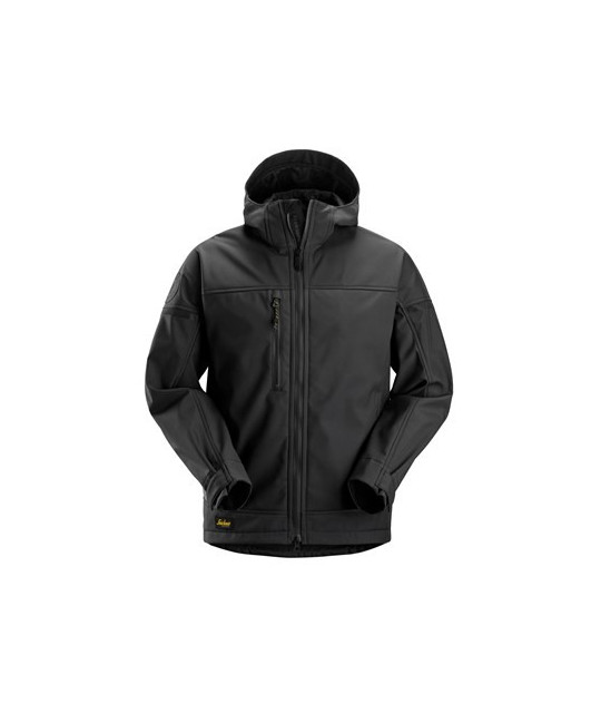 Snickers Workwear Softshelljacka med stretch och huva