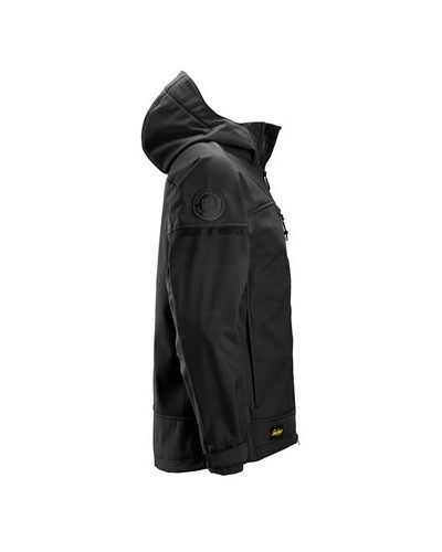 Softshell jacket with stretch and hood