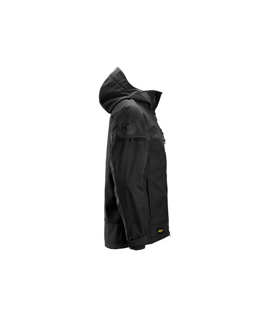 Softshell jacket with stretch and hood