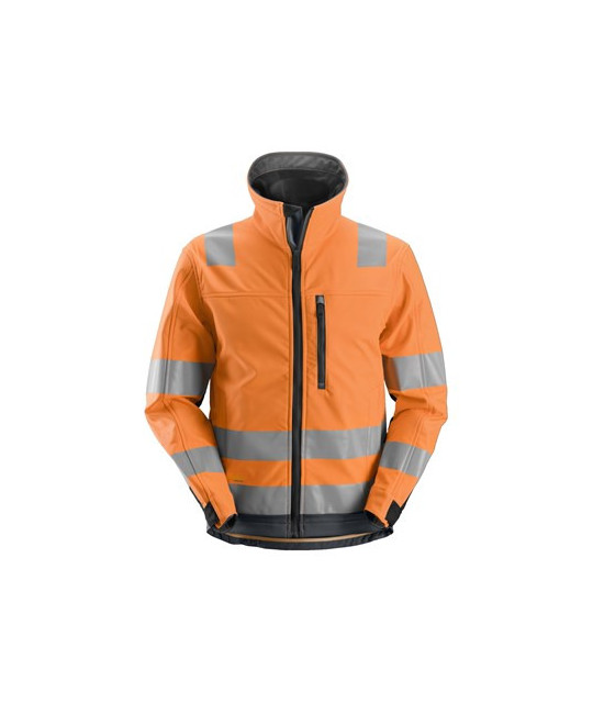 Snickers Workwear Varseljacka i softshell, varsel klass 3