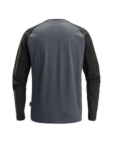 Snickers Workwear Tvåfärgad långärmad t-shirt