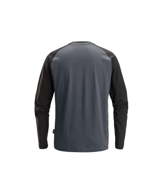Snickers Workwear Tvåfärgad långärmad t-shirt