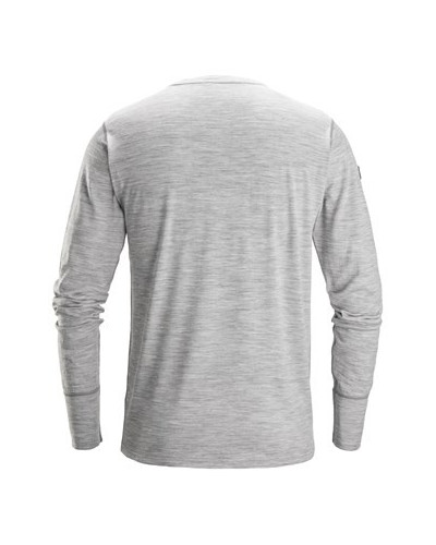 Long-sleeved wool t-shirt