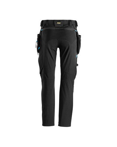 Work trousers with removable holster pockets