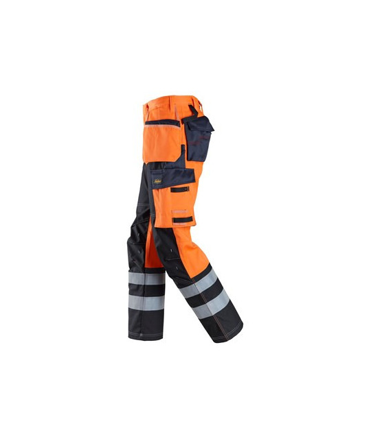 Snickers Workwear Byxa med förstärkt framsida av benet, hölsterfick...
