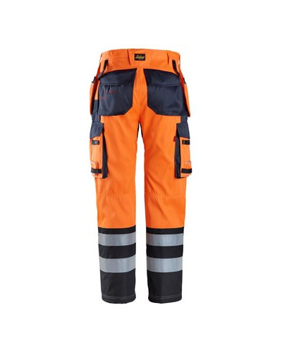 Snickers Workwear Byxa med förstärkt framsida av benet, hölsterfick...