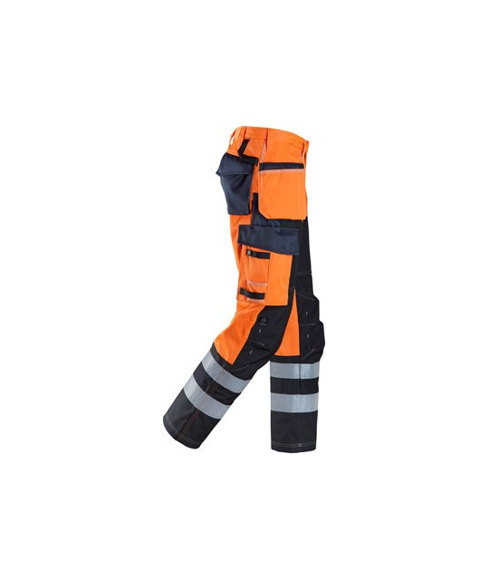 Snickers Workwear Byxa med förstärkt framsida av benet, hölsterfick...