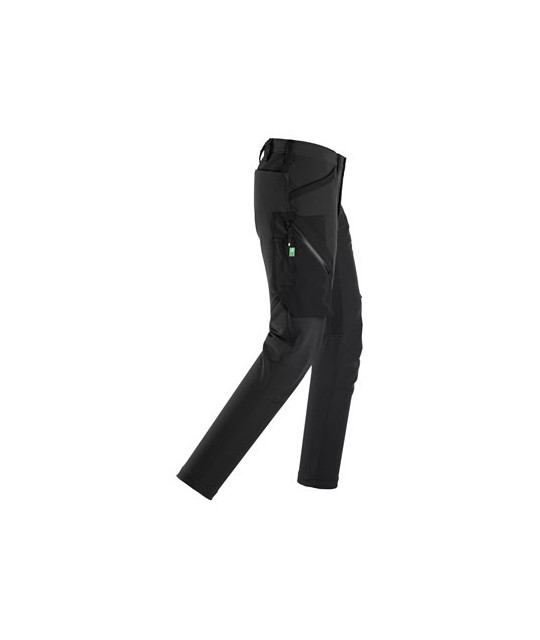 Stretch work trousers without knee pockets