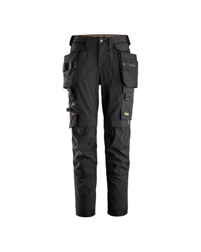 Women's pants with 4-way stretch and removable holster pockets