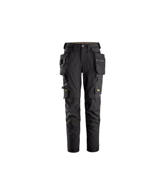 Women's pants with 4-way stretch and removable holster pockets