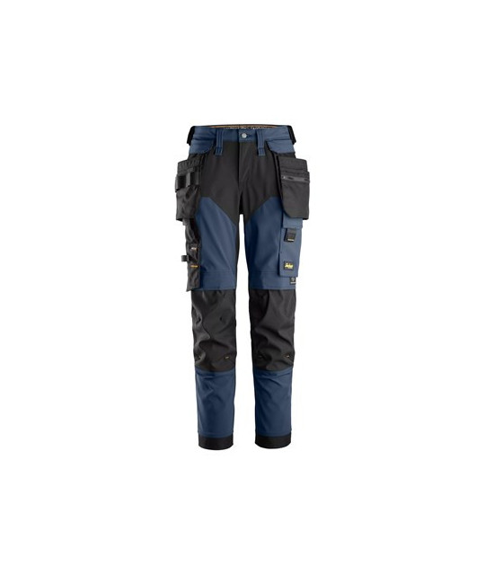 Women's pants with 4-way stretch and removable holster pockets