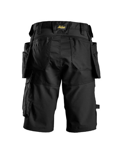 Stretch shorts with holster pockets, women's model