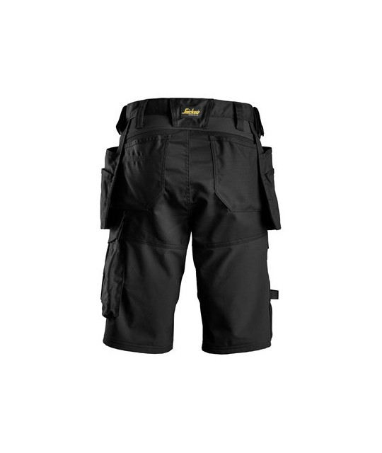 Stretch shorts with holster pockets, women's model