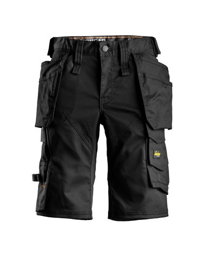 Stretch shorts with holster pockets, women's model