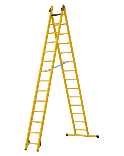 Utskjutsstege glasfiber 2-delad