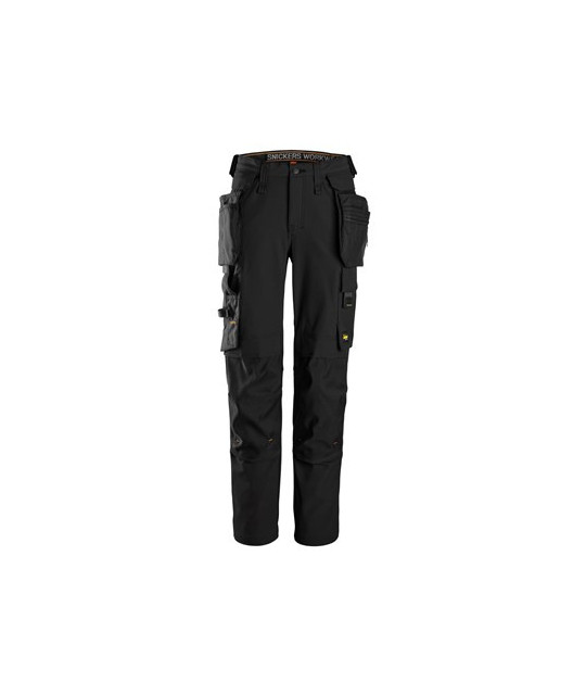 Snickers Workwear Arbetsbyxa stretch med avtagbara hölsterfickor, dam