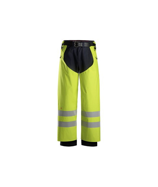 Rain chaps PU, warning at 2 o'clock
