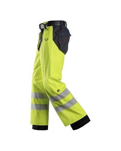 Rain chaps PU, warning at 2 o'clock