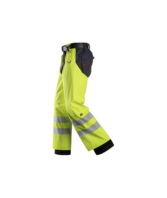Rain chaps PU, warning at 2 o'clock