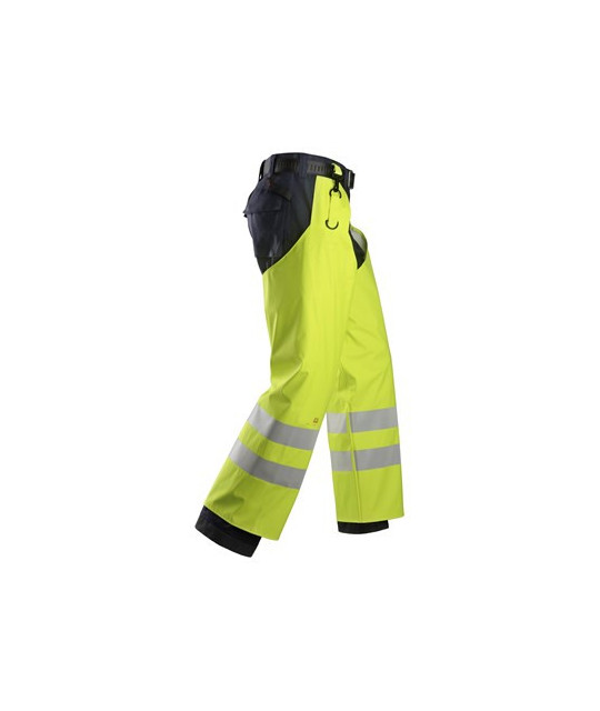 Rain chaps PU, warning at 2 o'clock