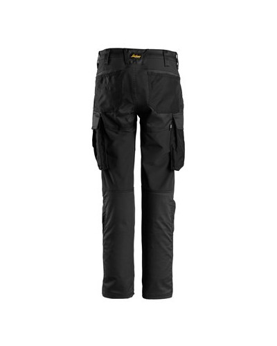 Women's stretch trousers, without knee pockets