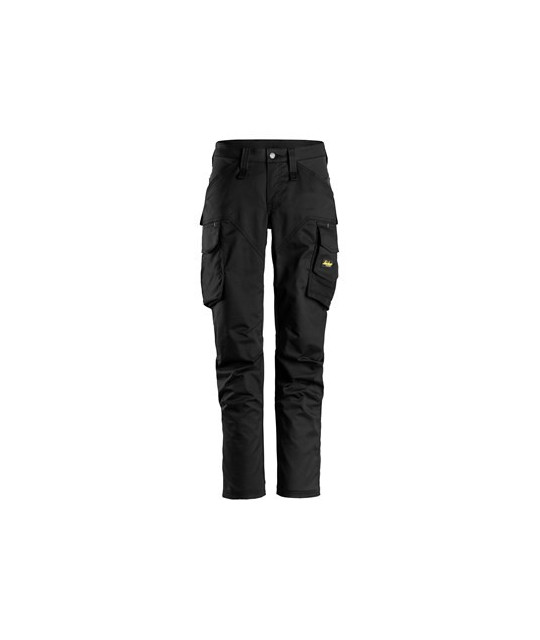 Women's stretch trousers, without knee pockets