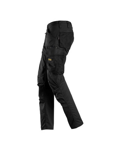 Women's stretch trousers, without knee pockets
