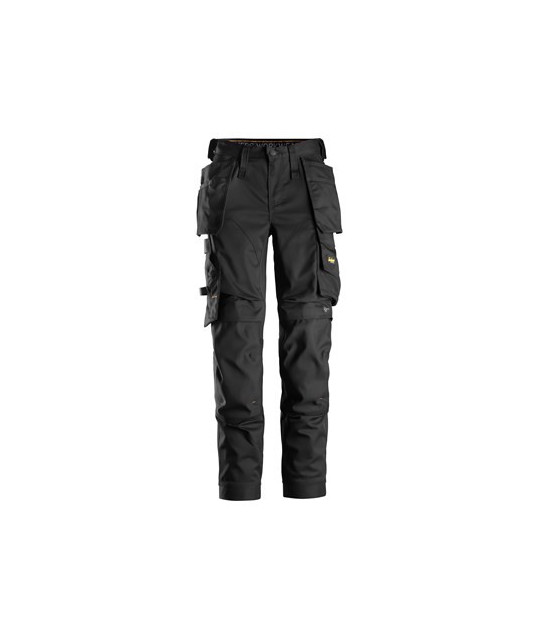 Women's stretch pants with holster pockets